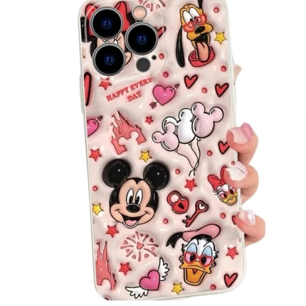 Pink Love Disney iPhone 13 Pro Max Case